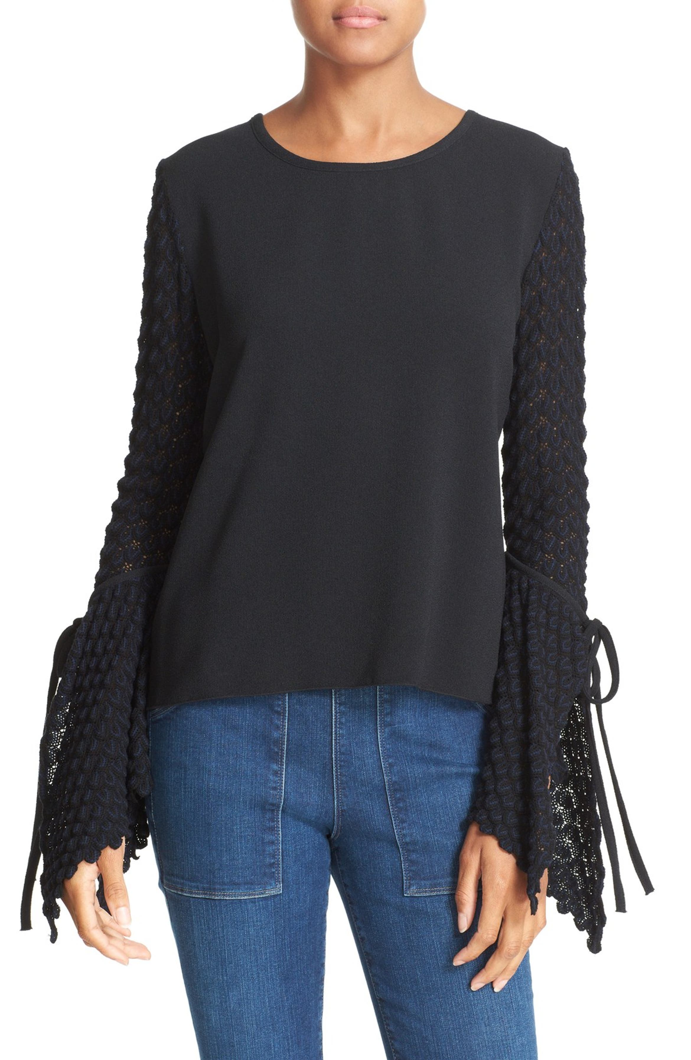 See by Chloé Knit Bell Sleeve Top | Nordstrom