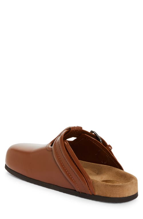 Shop Valentino Garavani Sabot Mule In Tobacco/sigaro