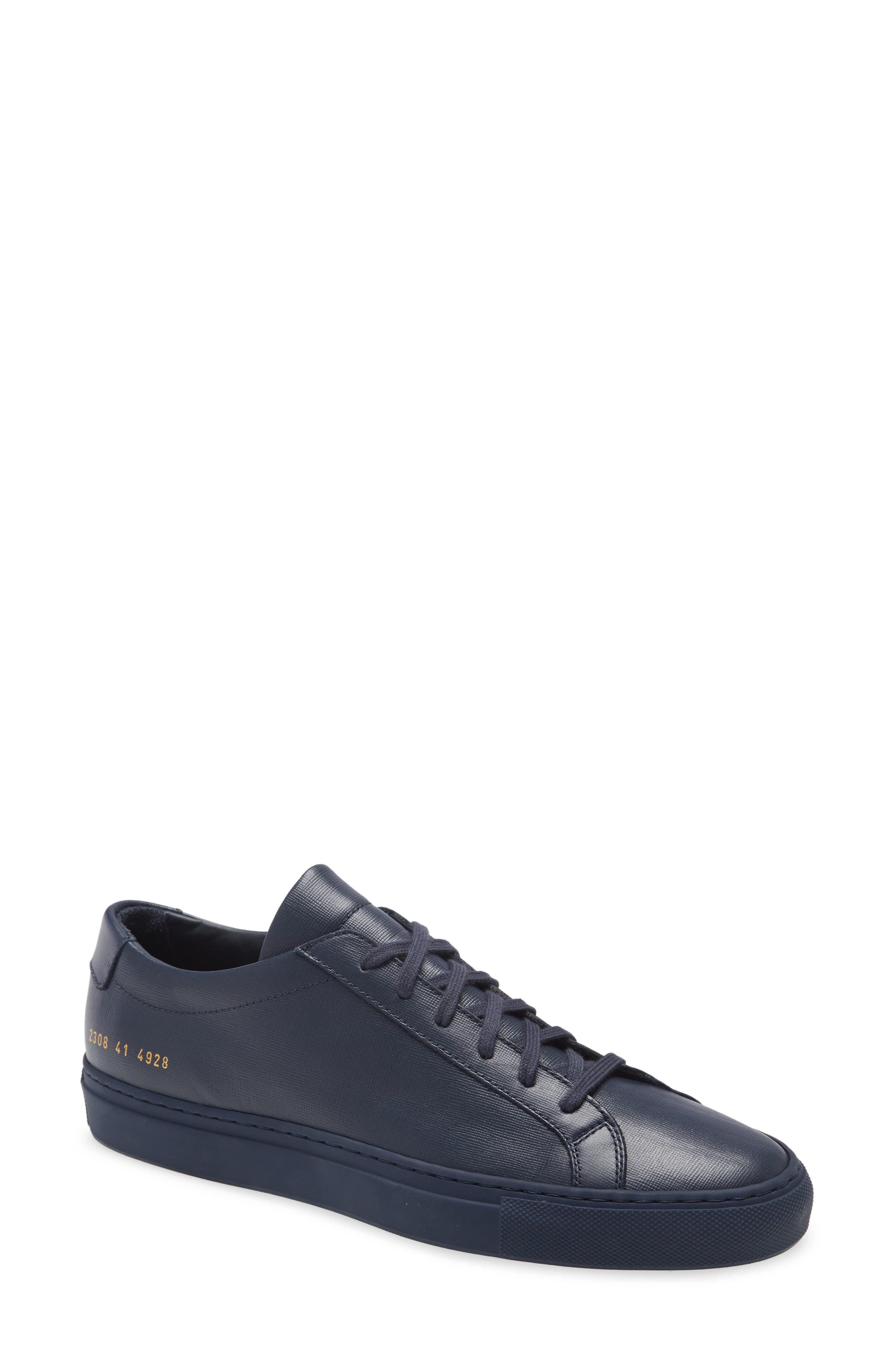 Common Projects Achilles Low Top Sneaker in Navy at Nordstrom, Size 11Us