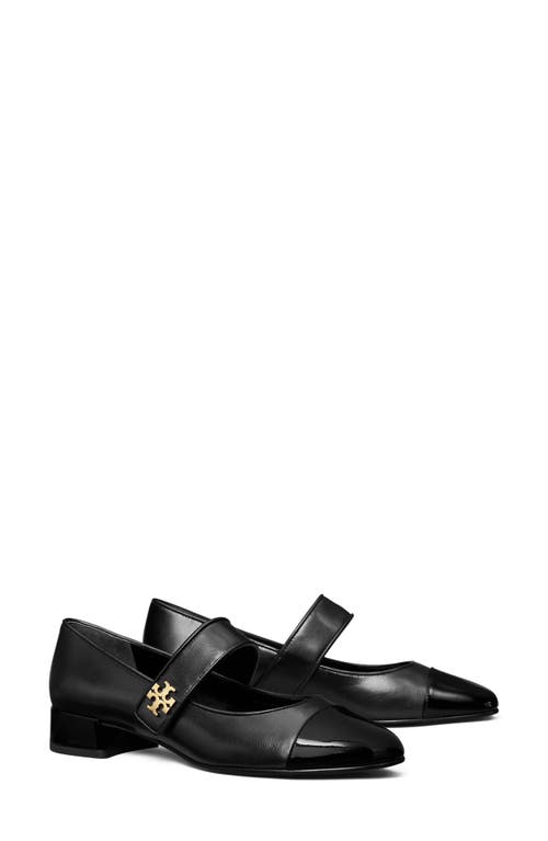 Tory Burch Cap Toe Mary Jane In Perfect Black/perfect Black