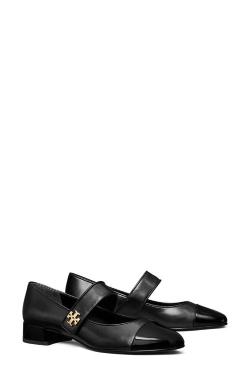 Tory Burch Cap Toe Mary Jane In Black