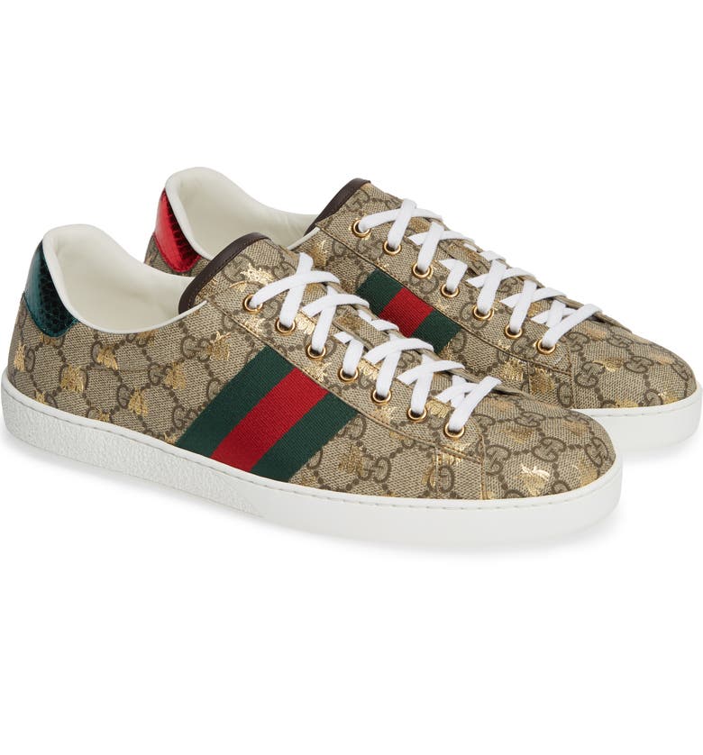 Gucci 'New Ace' Sneaker (Men) | Nordstrom