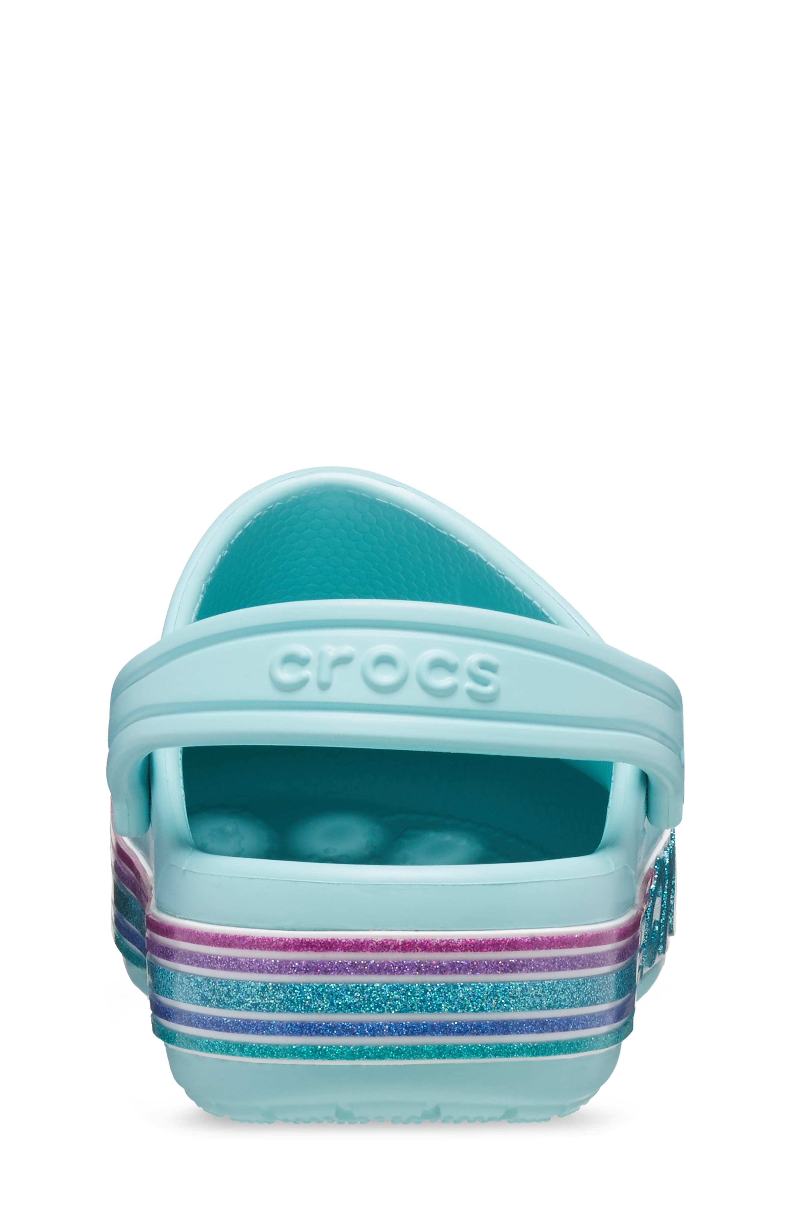 CROCS Kids' Bayaband Rainbow Glitter Clog Nordstromrack