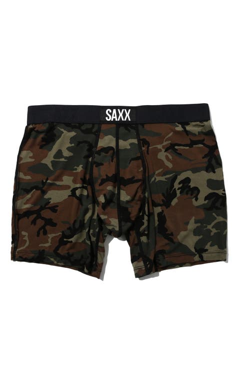 Shop Hanky Panky X Saxx Vibe Assorted 2-pack Boxer Brief & Thong In Woodland Camo