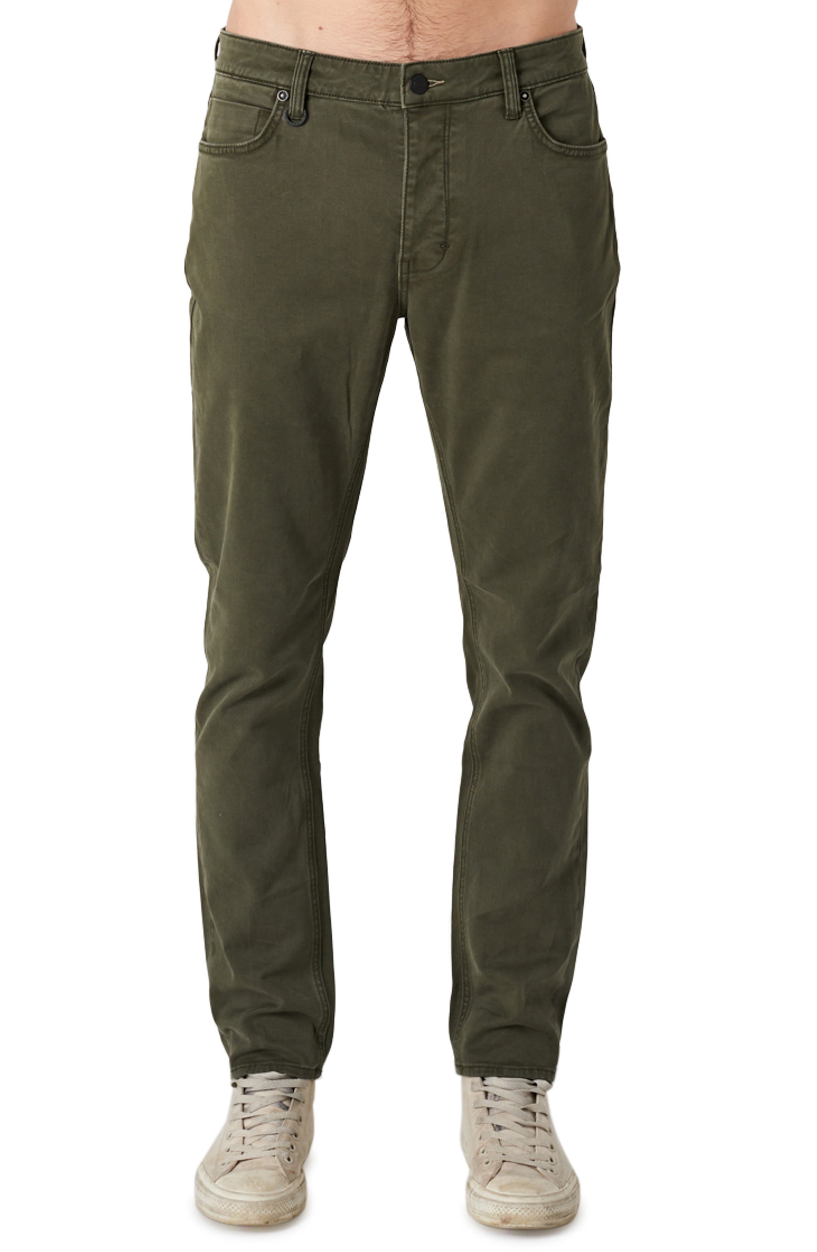 men olive green jeans