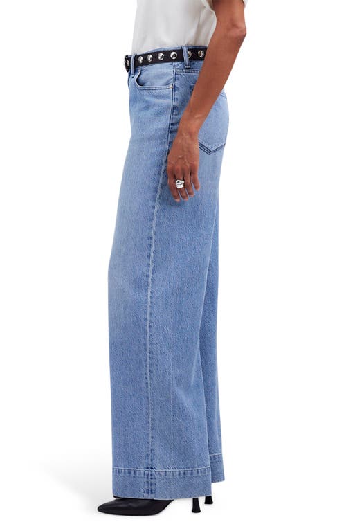 Shop Madewell High Waist Superwide Leg Jeans In Lintz Wash