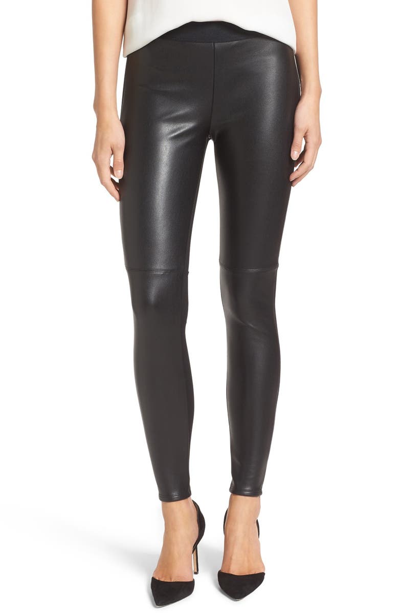 Bailey 44 'Stevie' Faux Leather & Stretch Ponte Pants | Nordstrom