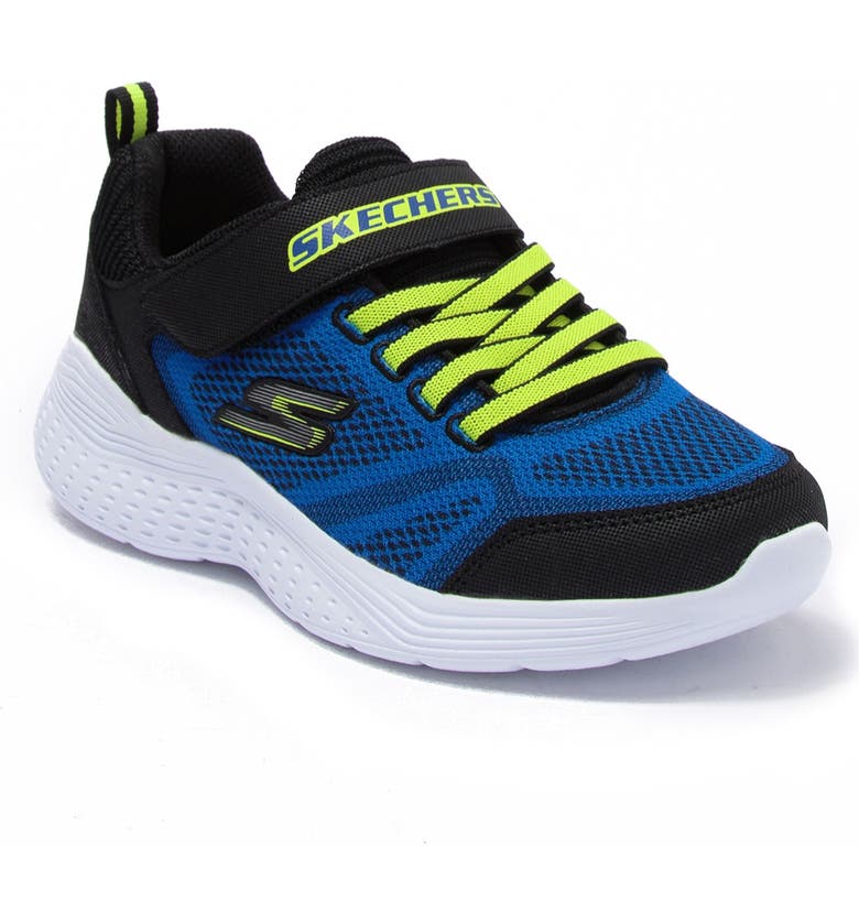 SKECHERS Snap Sprints Ultra Volt Sneaker, Main, color, BLBK-BLUE/