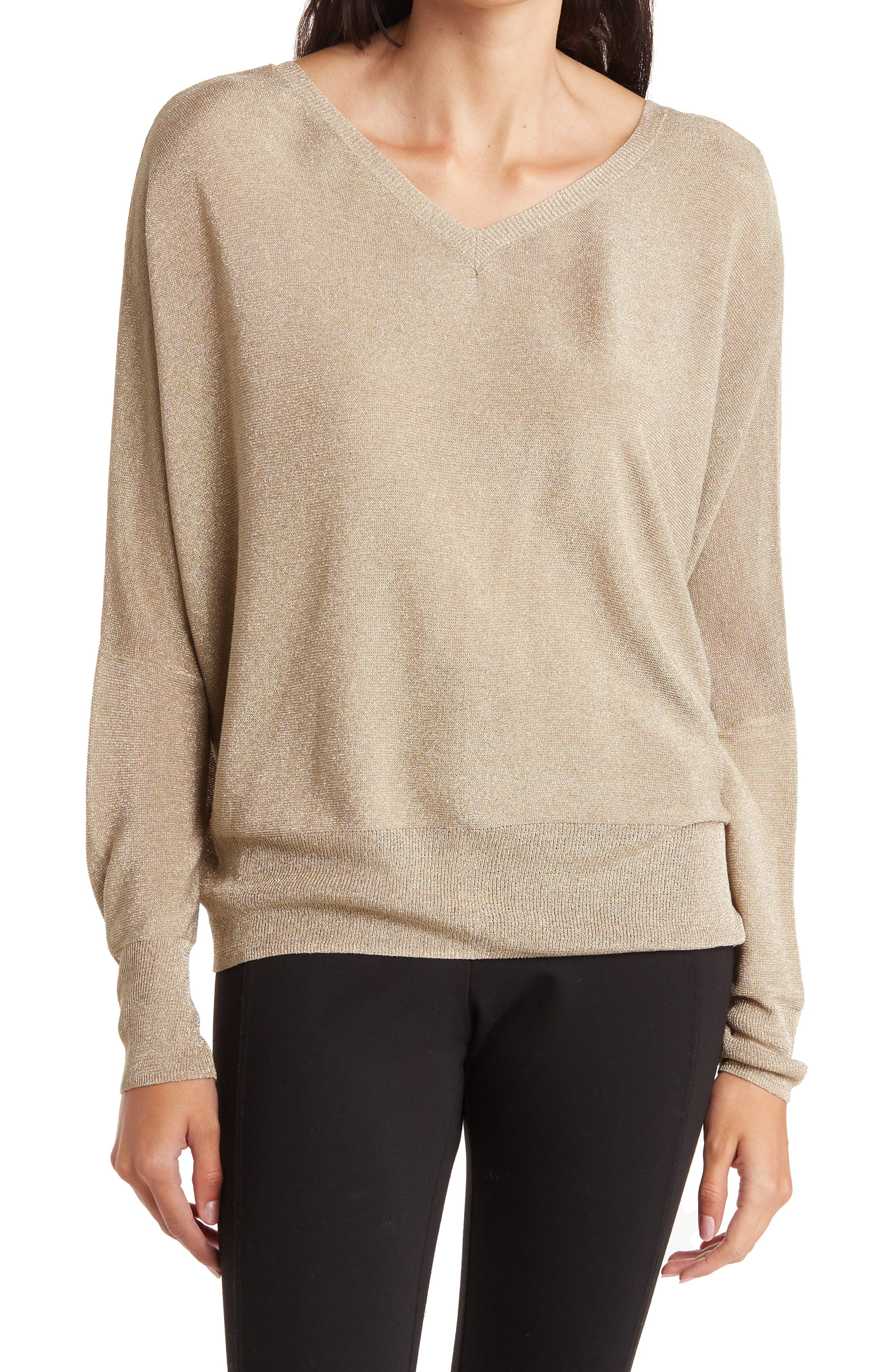 Metallic V-Neck Sweaters | Nordstrom Rack