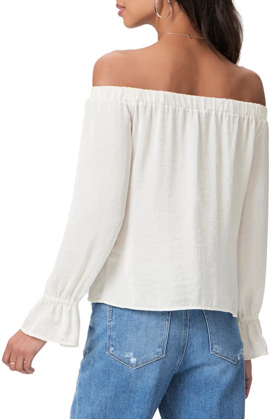Shop Paige Ayanna Off The Shoulder Top In White