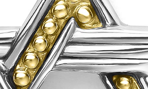 Lagos Men's 18k Yellow Gold & Sterling Silver Anthem Small Star Of David Amulet Pendant In Two-tone