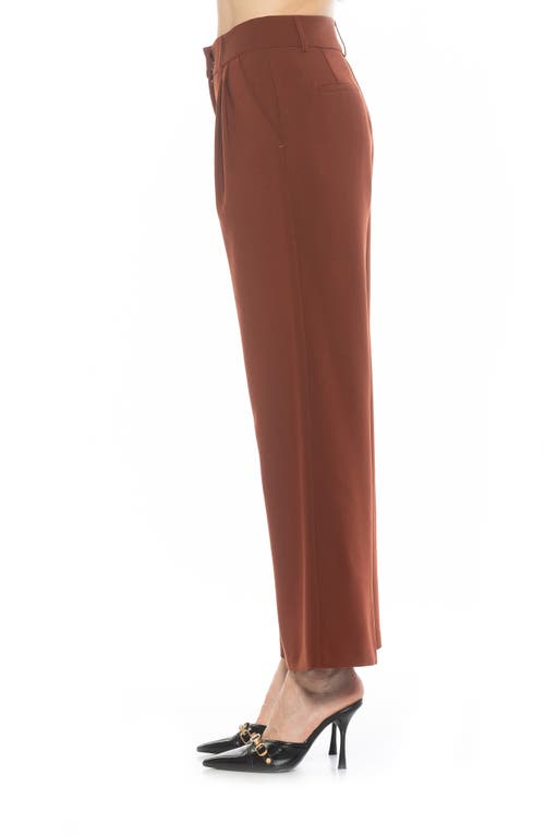 Alexia Admor Elodie Pants In Brown