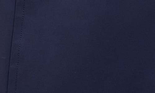 London Fog Cotton Blend Trench Coat In Midnight Navy