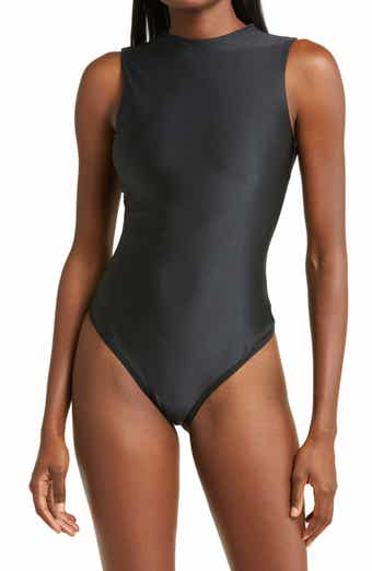Spanx Brown Mock Neck Long Sleeve Bodysuit – MSU Surplus Store