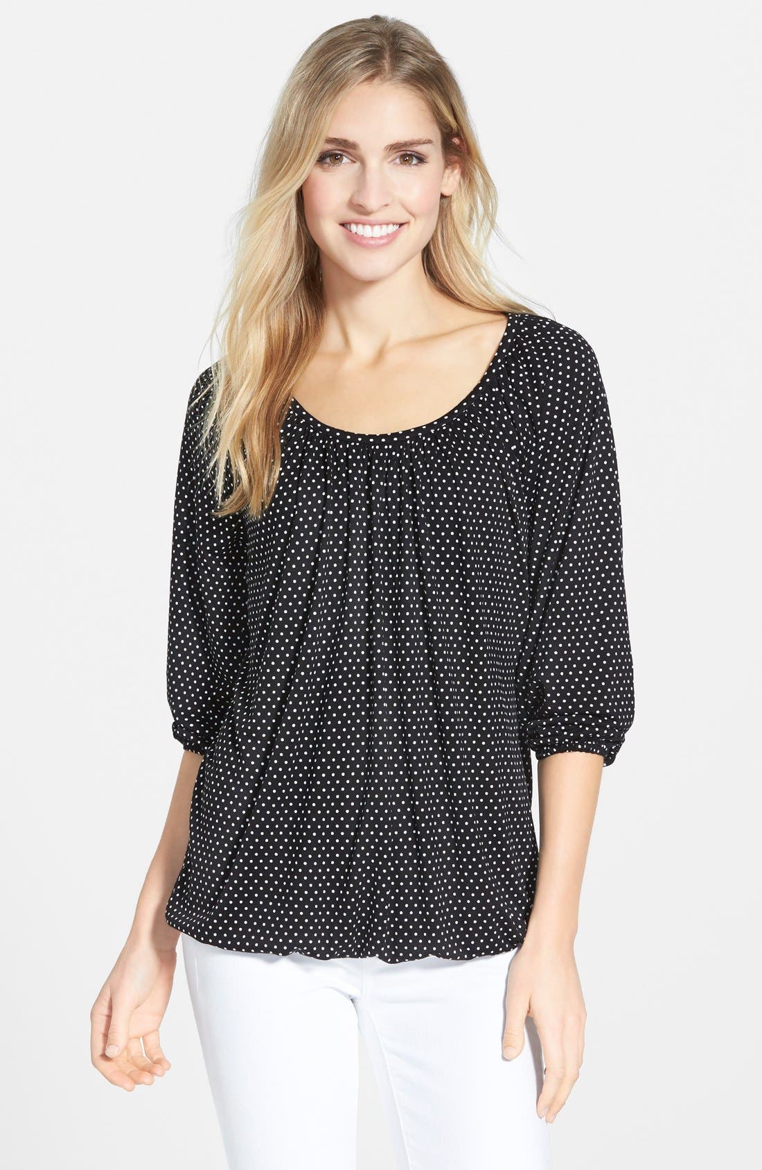 MICHAEL Michael Kors Peasant Top (Regular & Petite) Nordstrom