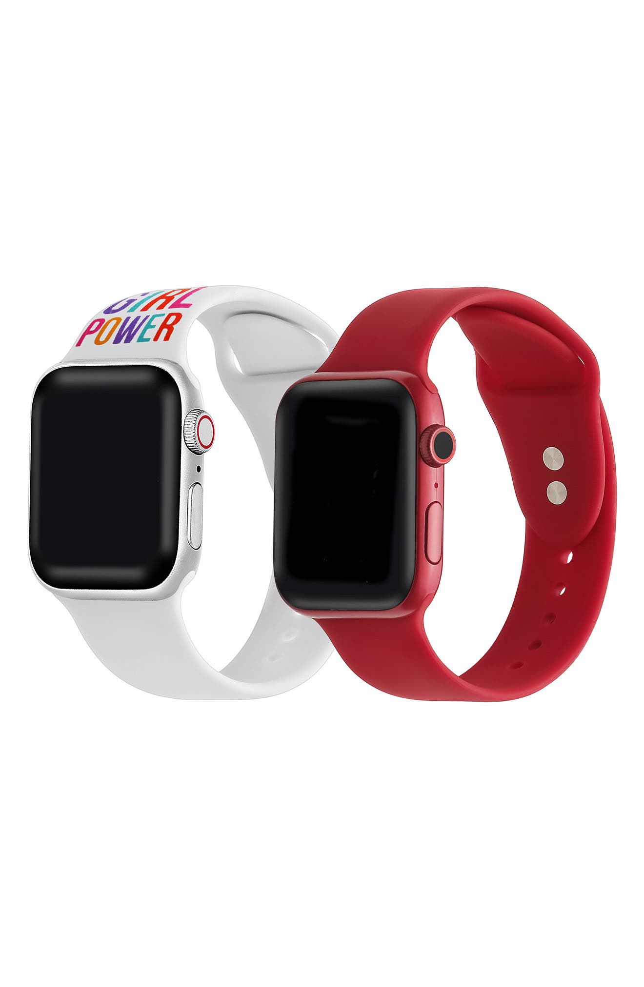 Posh Tech Silicone Band With Buckle For Apple Watch In Open Miscellaneous
