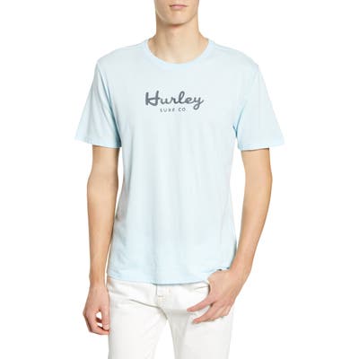 Hurley Dri-Fit Script T-Shirt, Blue