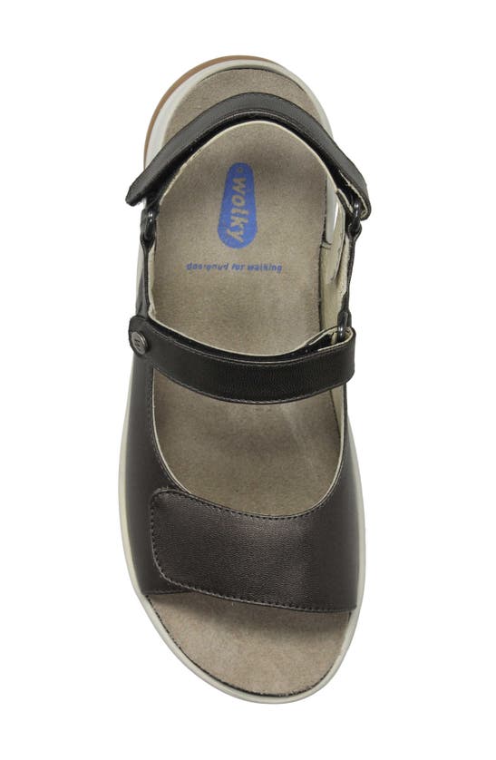 Shop Wolky Adura Slingback Platform Sandal In Inox Biocare