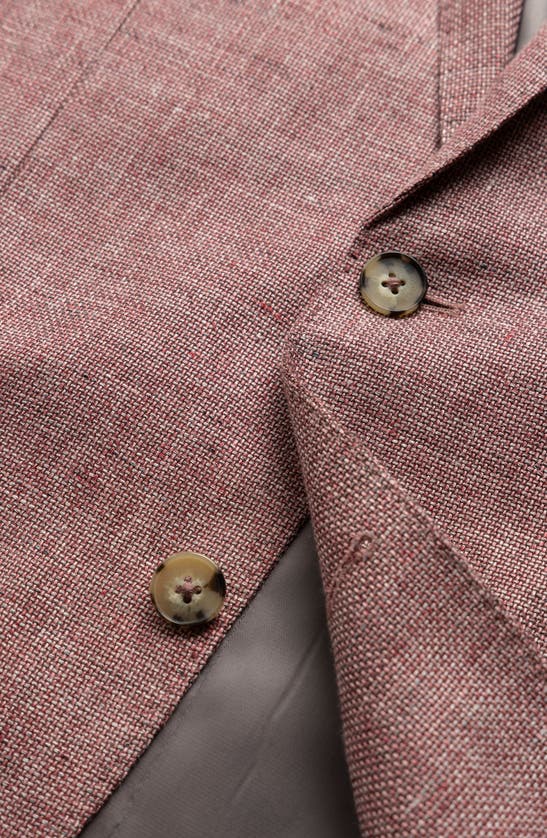 Shop Rodd & Gunn The Cascades Slub Linen & Wool Sport Coat In Rose