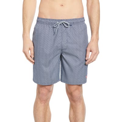 Ted Baker London Flags Swim Trunks, Blue