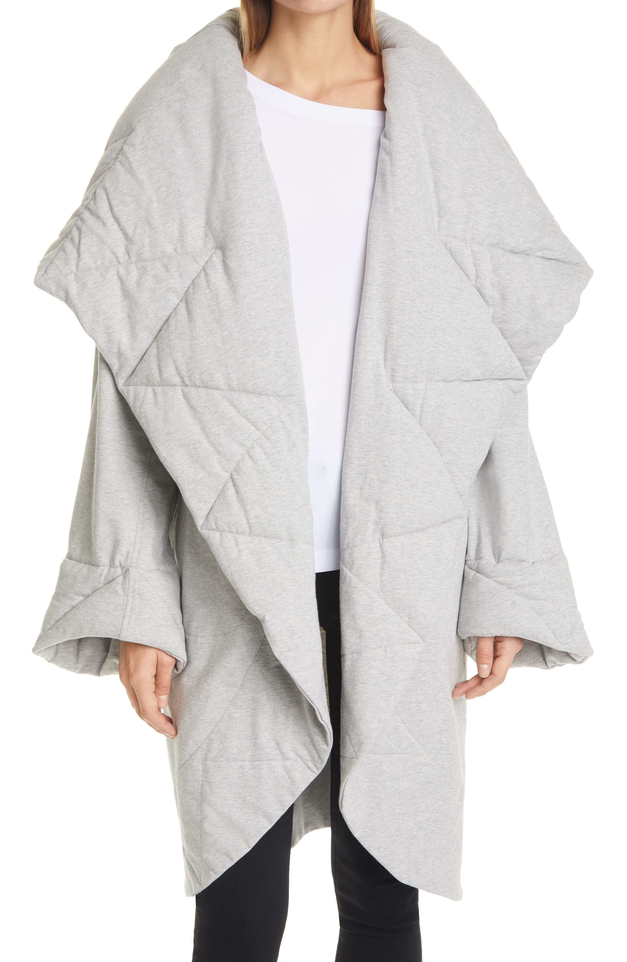 Women's Norma Kamali Shawl Collar Hooded Coat | Smart Closet