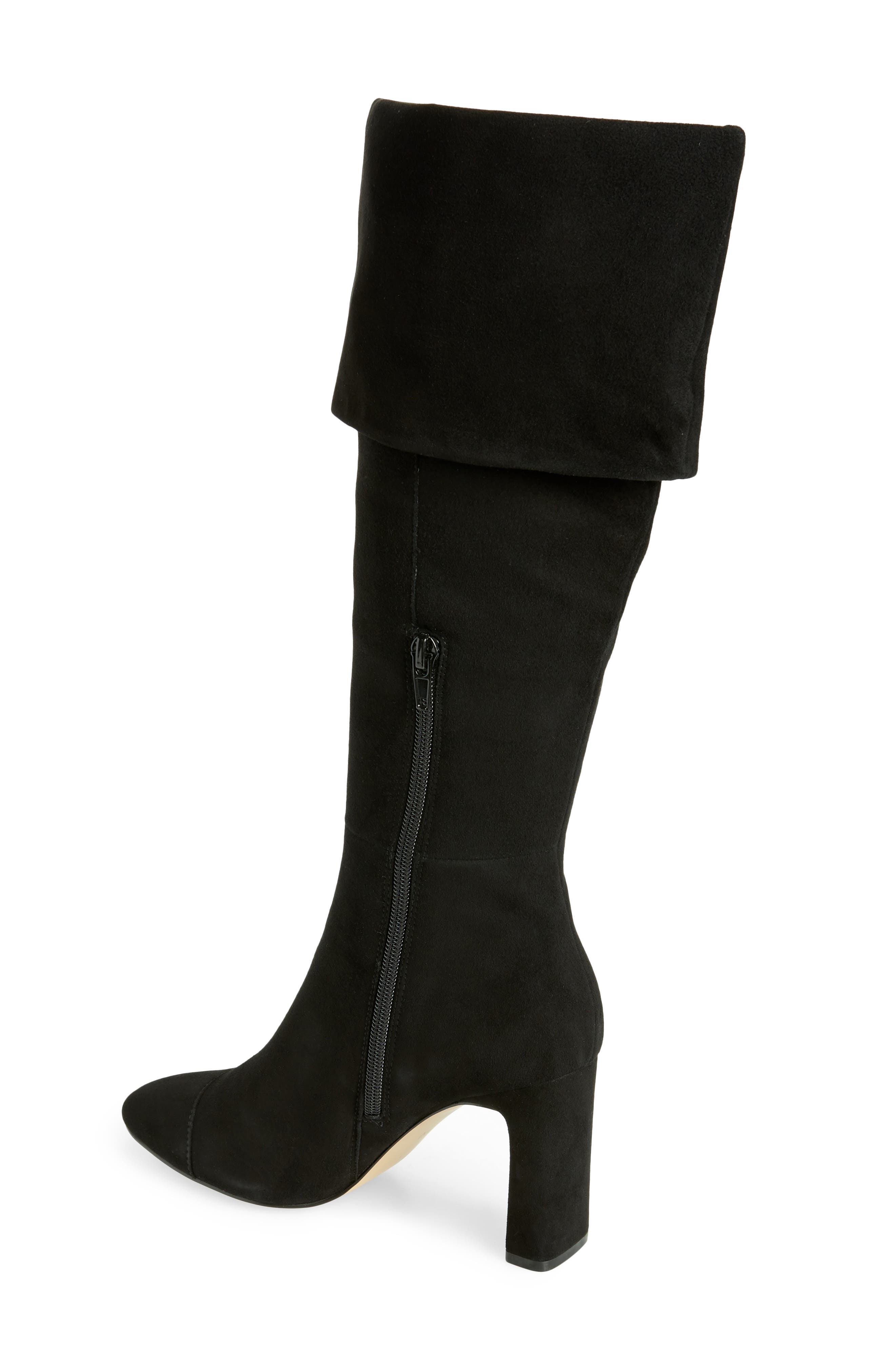 something navy mia knee high boot