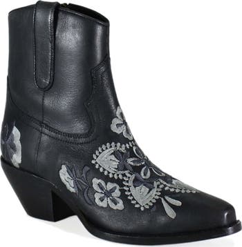 Cains Ville Embroidered Western Boot