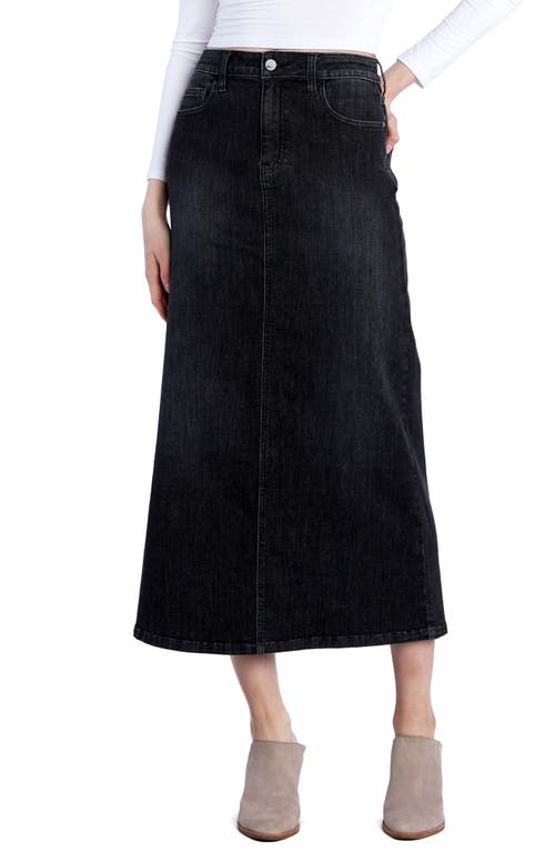 Shop Wash Lab Denim Perfect Denim Pencil Skirt In Perfect Grey