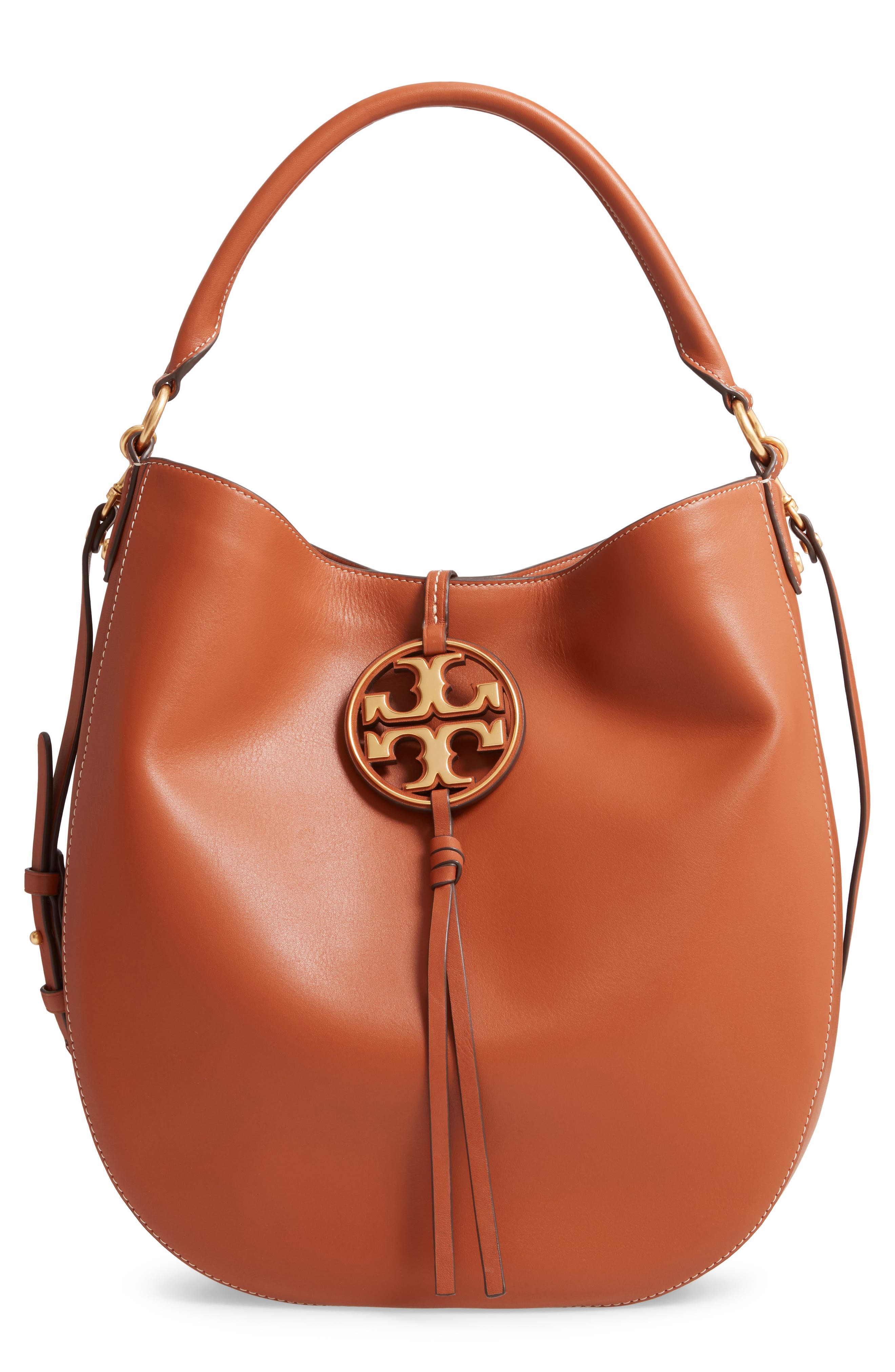 tory burch miller leather hobo