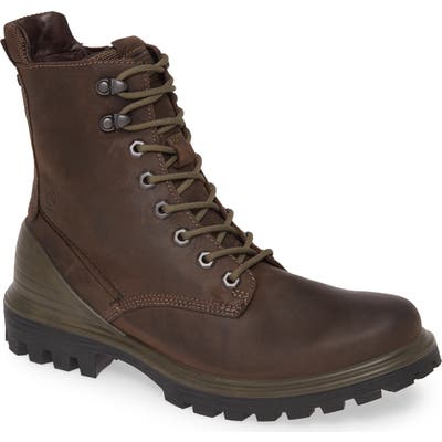 Ecco Tred Tray Waterproof Plain Toe Boot - Brown