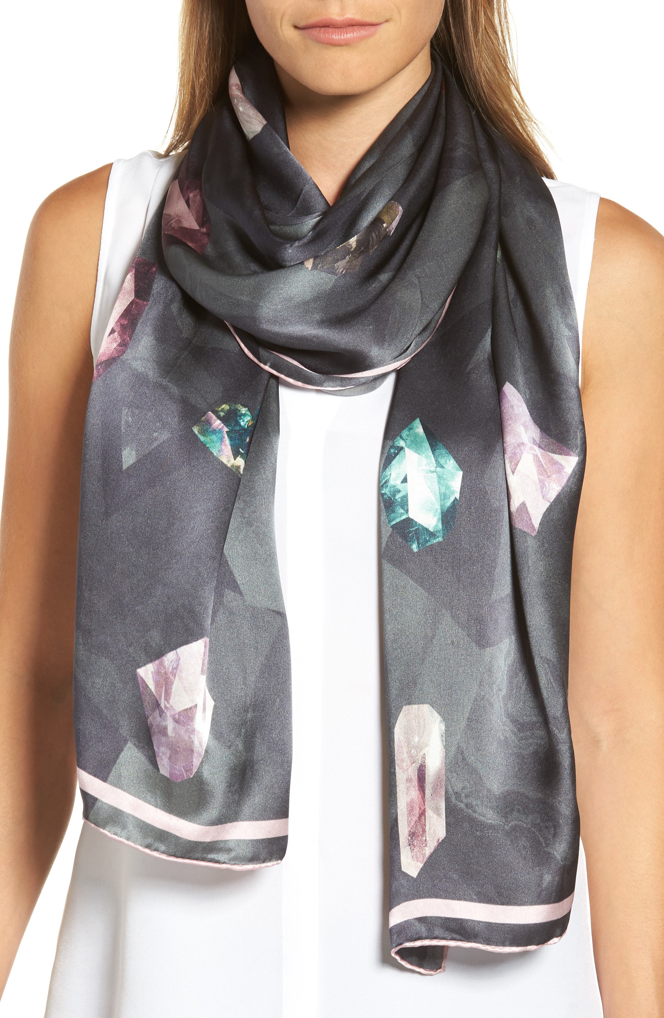 mirrored scarf