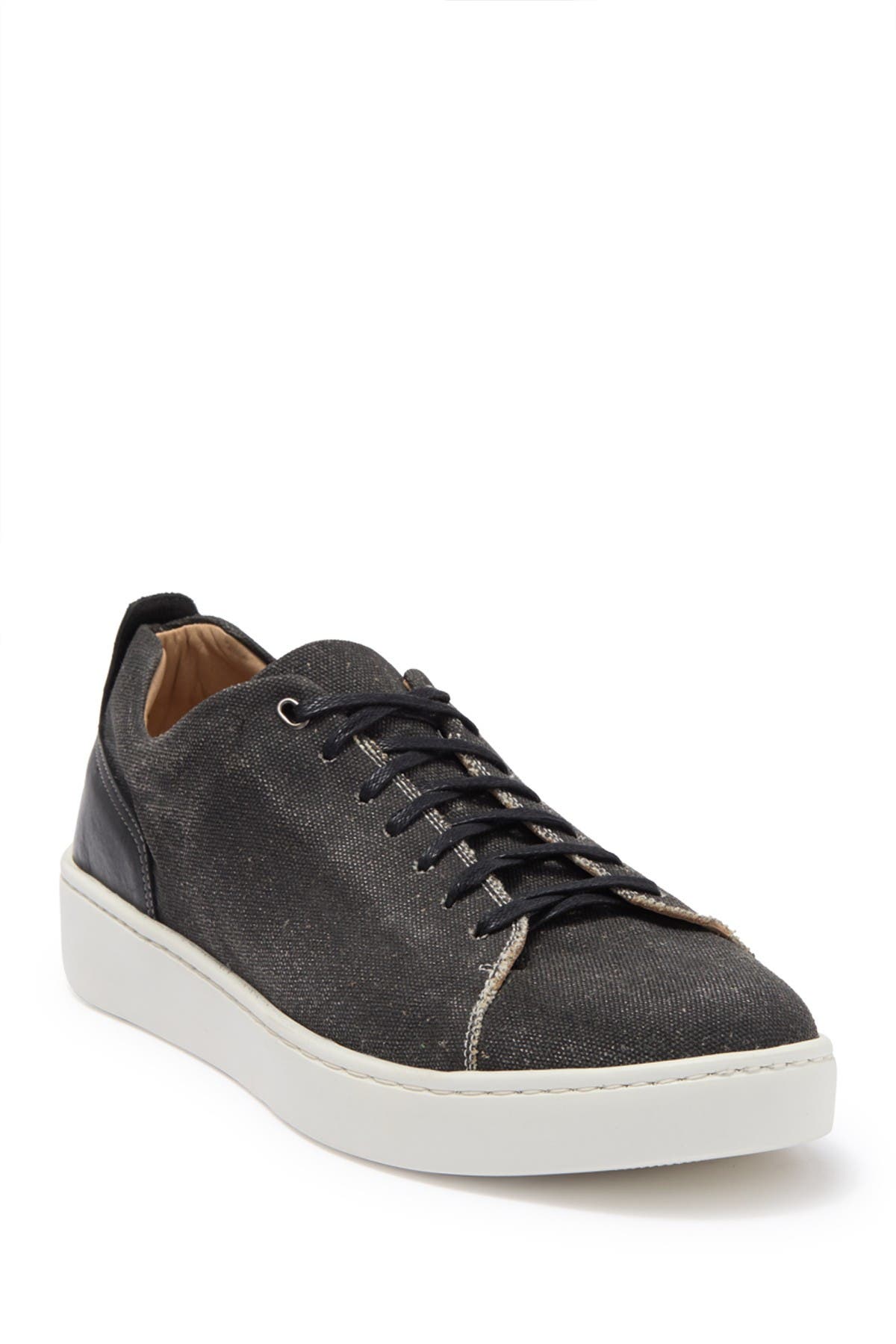 donald pliner alan leather sneaker