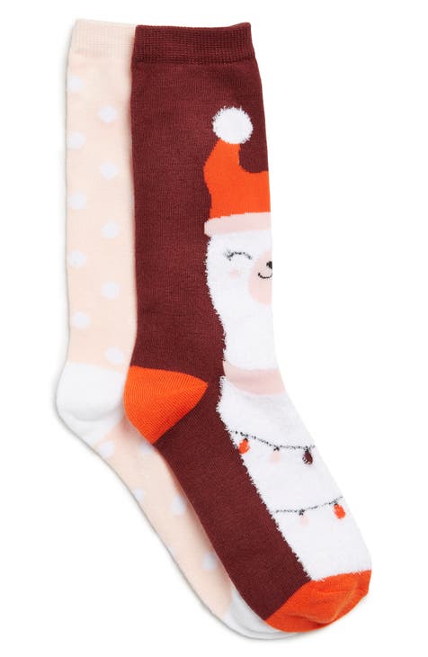 Holiday Crew Socks - Pack of 2
