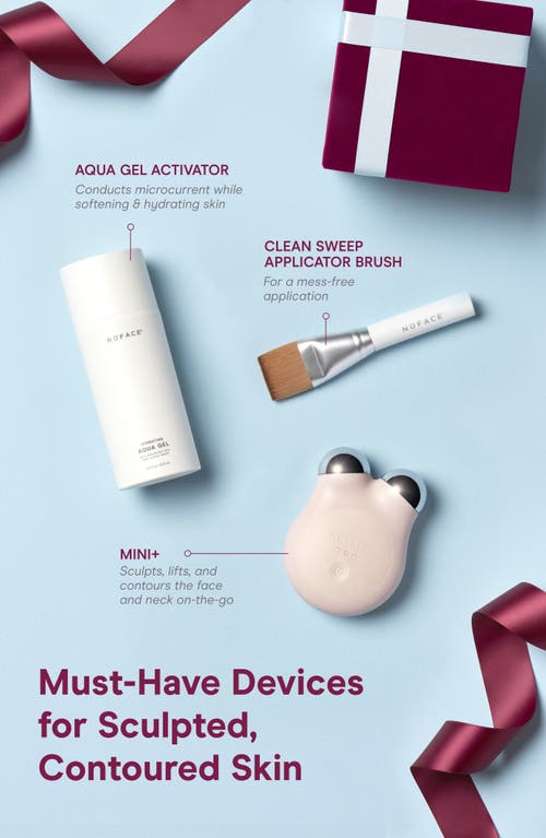 Nuface ® Mini+ Smart On-the-go Facial Toning Starter Kit (nordstrom Exclusive) $325 Value In Sandy Rose