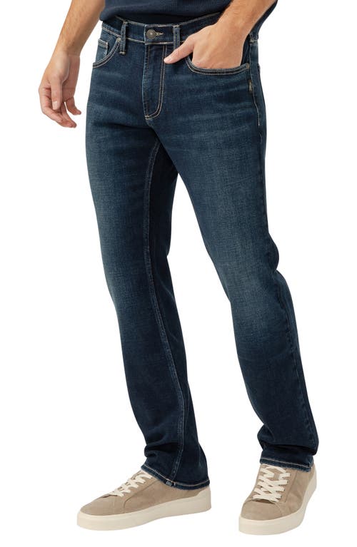 Shop Silver Jeans Co. Allan Straight Leg Jeans In Indigo