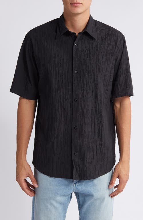 NN07 Freddy 5721 Short Sleeve Seersucker Button-Up Shirt at Nordstrom,