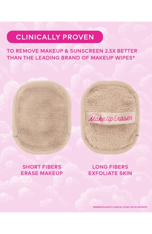 Shop The Original Makeup Eraser 7-day Chic Makeup Eraser Set With Laundry Bag In Sweet Cream