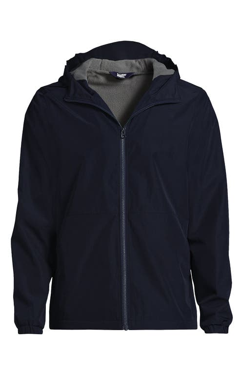 Lands' End School Uniform Rain Jacket In Classic Navy
