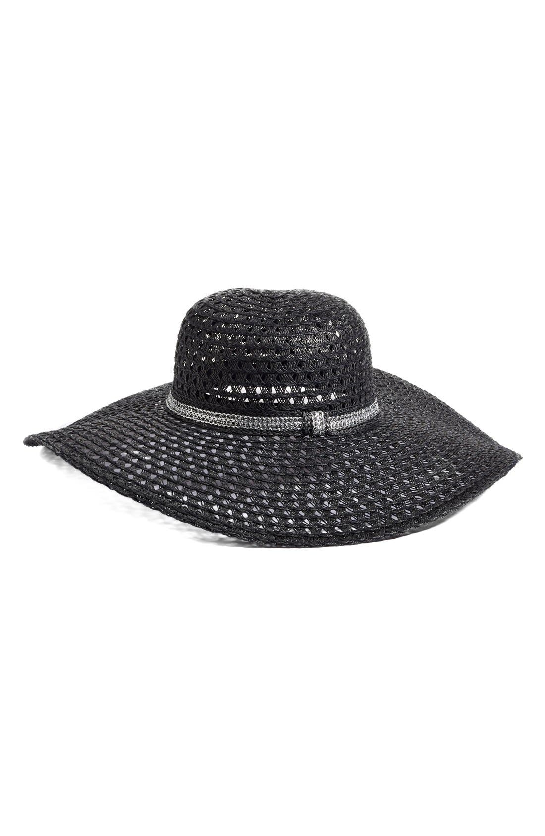 Hinge Open Weave Floppy Straw Hat Nordstrom