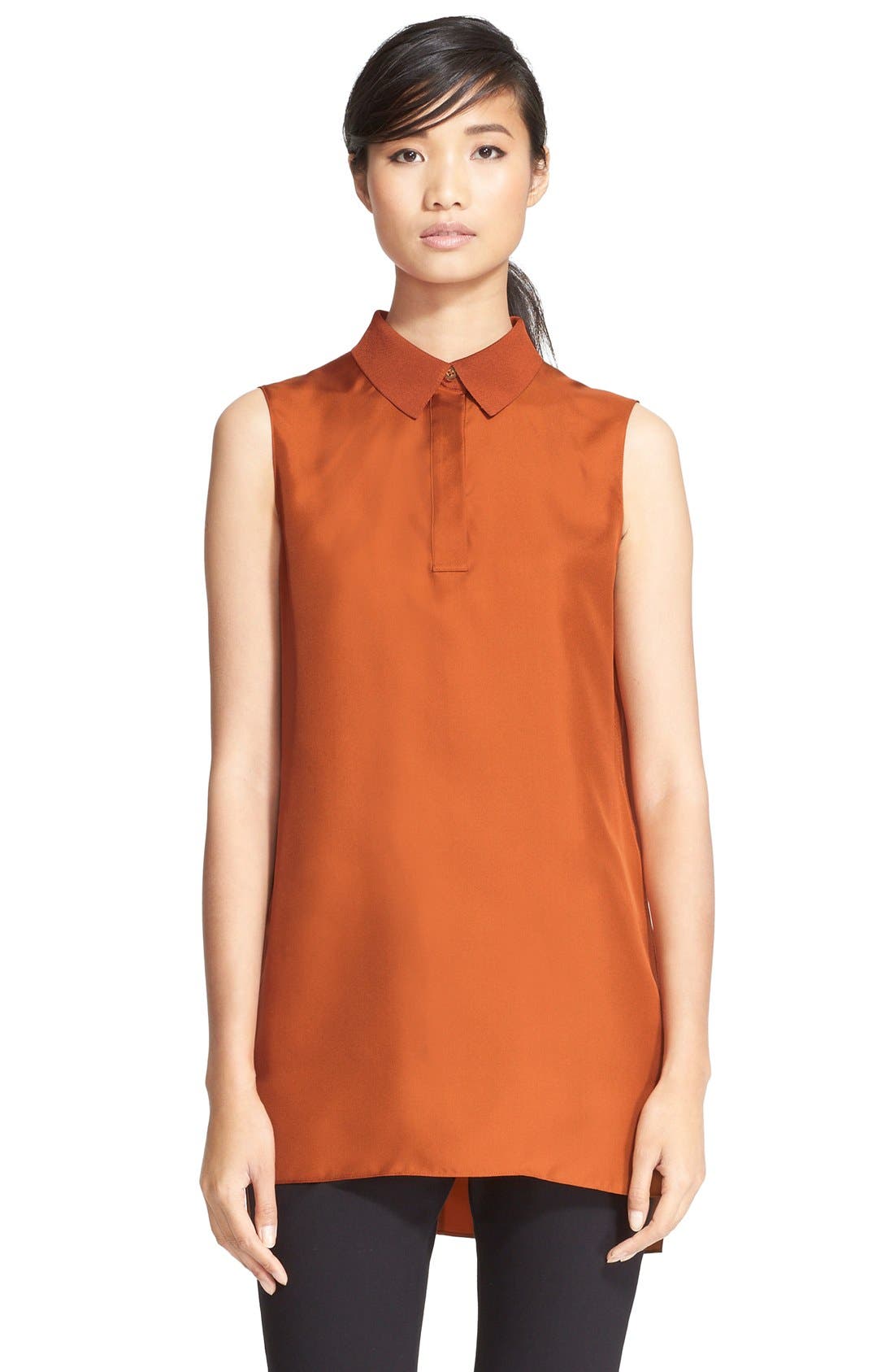 rag & bone 'Maude' Sleeveless Silk Shirt Nordstrom