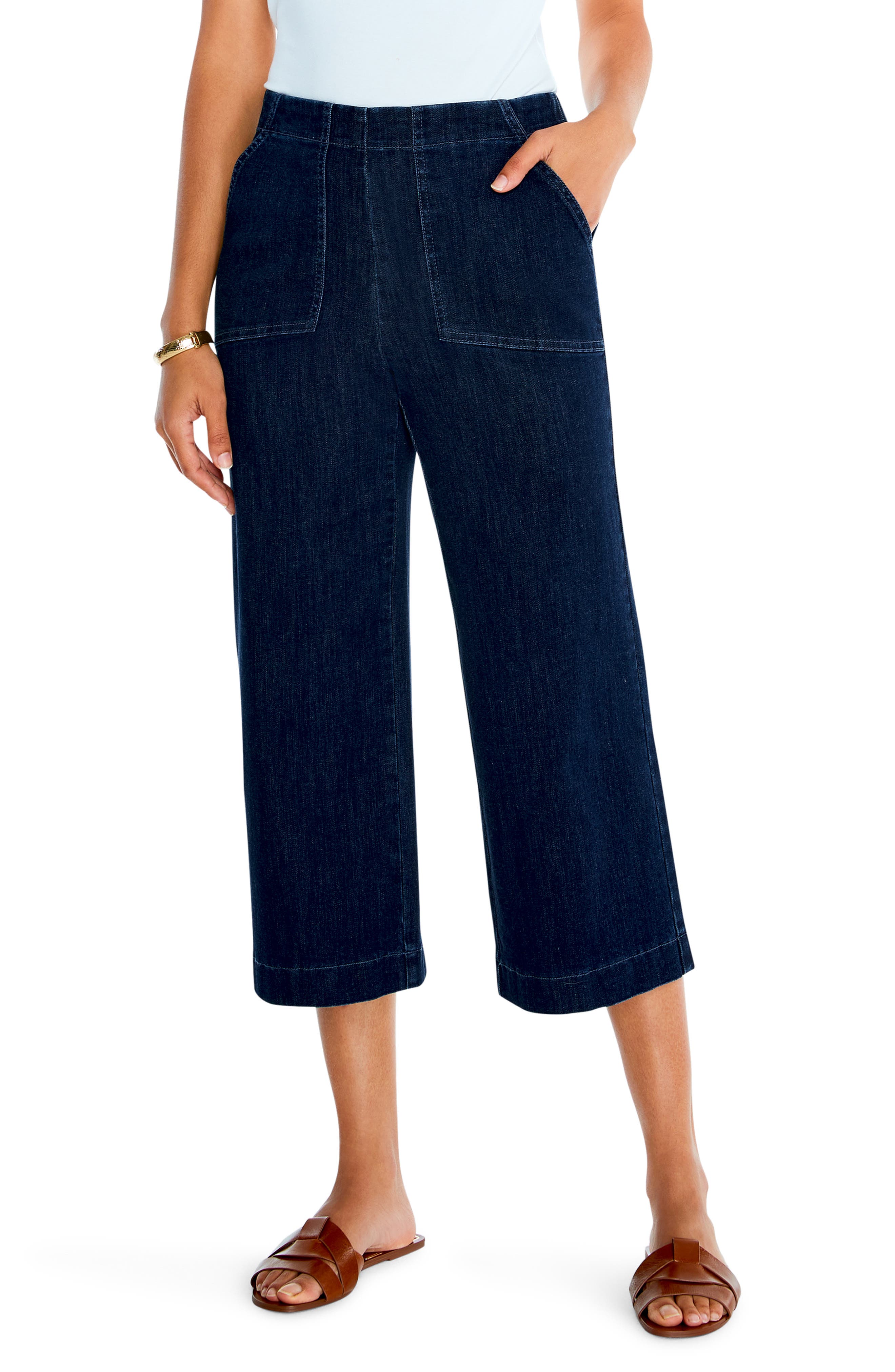 levi's classic wide leg crop