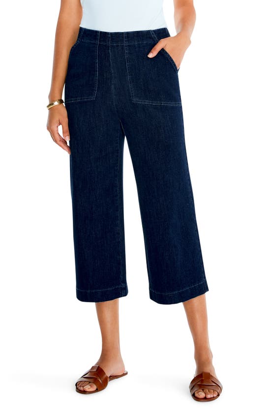 Nic + Zoe All Day Wide Leg Crop Jeans In Atlas
