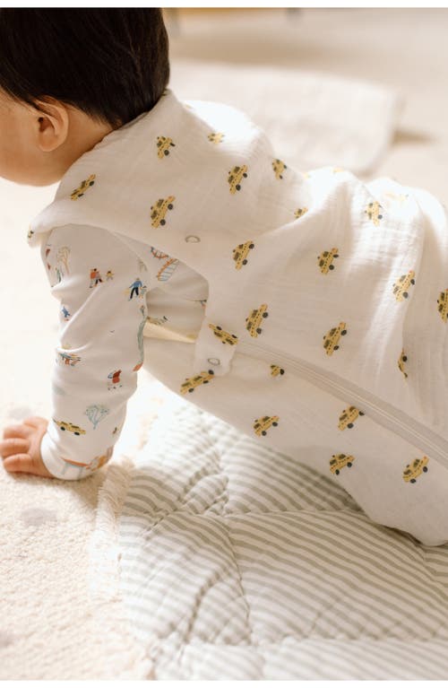 Pehr 1.7 Tog Organic Cotton Wearable Blanket In New York Minute