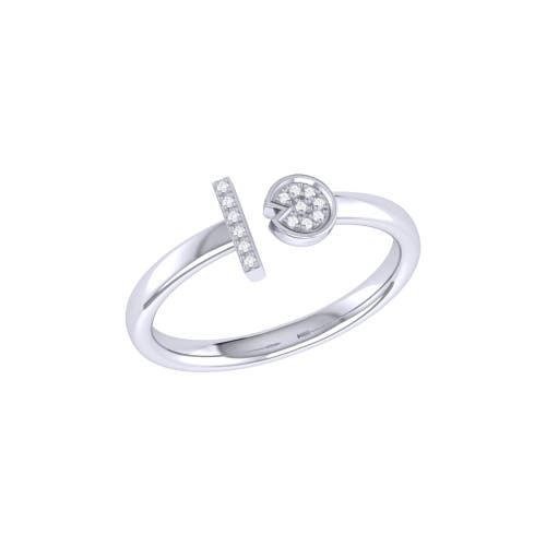 Shop Luvmyjewelry Pac Man Lane Sterling Silver Diamond Open Ring