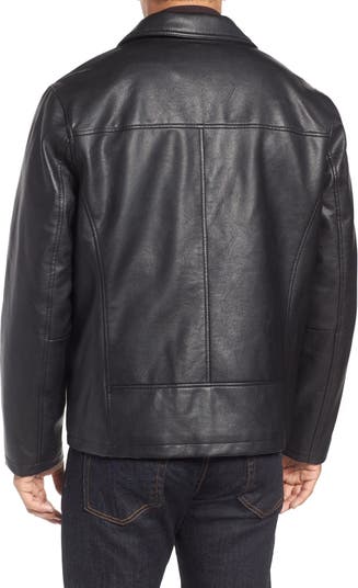 Cole haan hotsell faux leather jacket