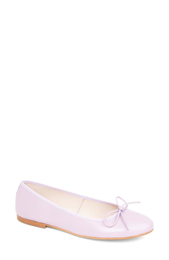 Shop Patricia Green Skim Ballerina Flat In Lilac