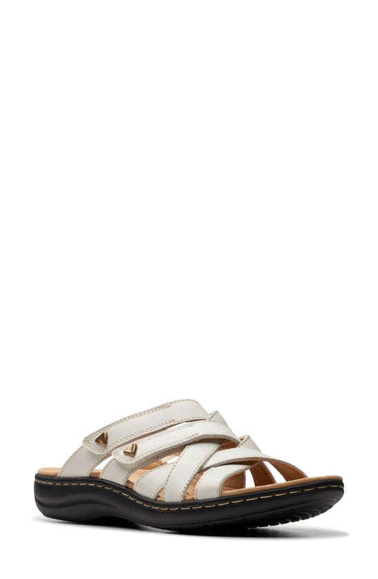 Shop Clarks ® Laurieann Bali Sandal In Off White Lea