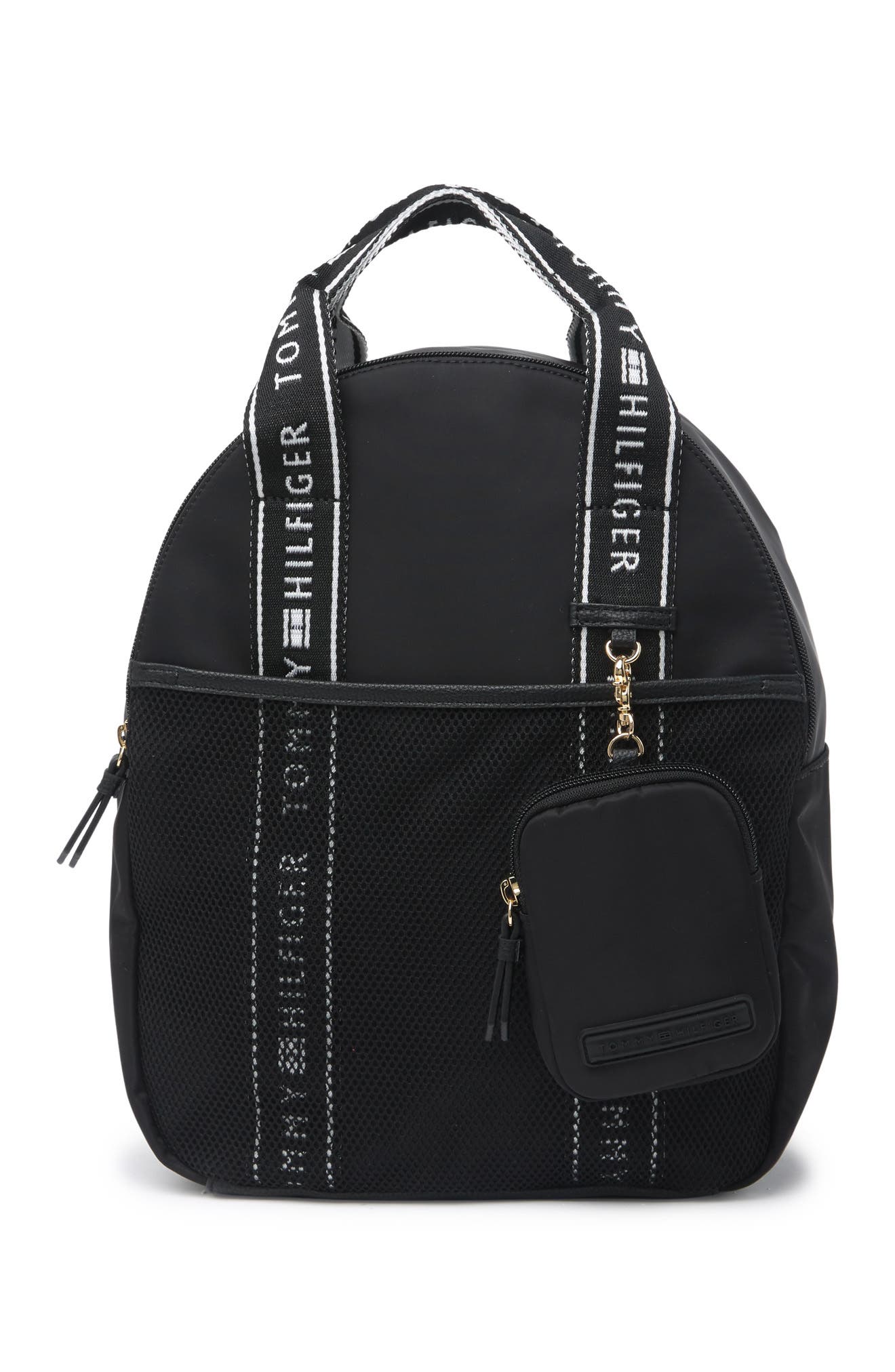 Tommy Hilfiger Anna II Medium Backpack Nylon Black One Size Tommy Hilfiger Anna II Medium Backpack Nylon Black One Size