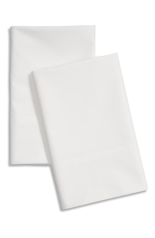 Nordstrom At Home Percale Pillowcases In White