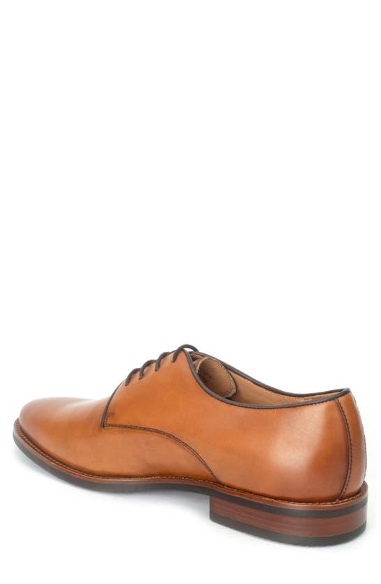 Shop Warfield & Grand Hobbs Plain Toe Derby In Honey